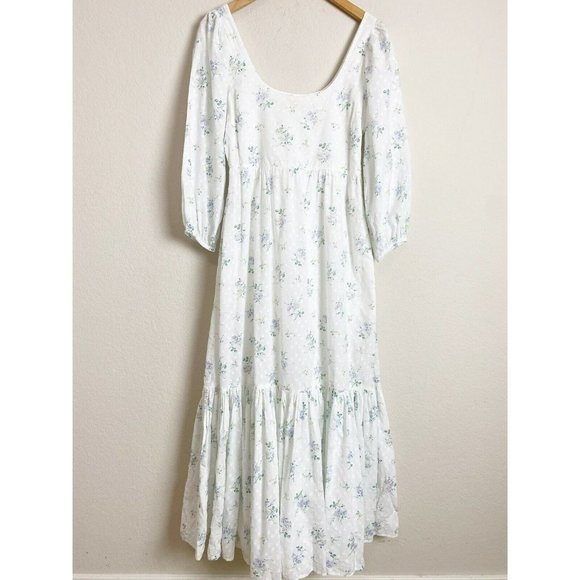 LoveShackFancy Colby Floral Maxi Dress - Picture 11 of 12